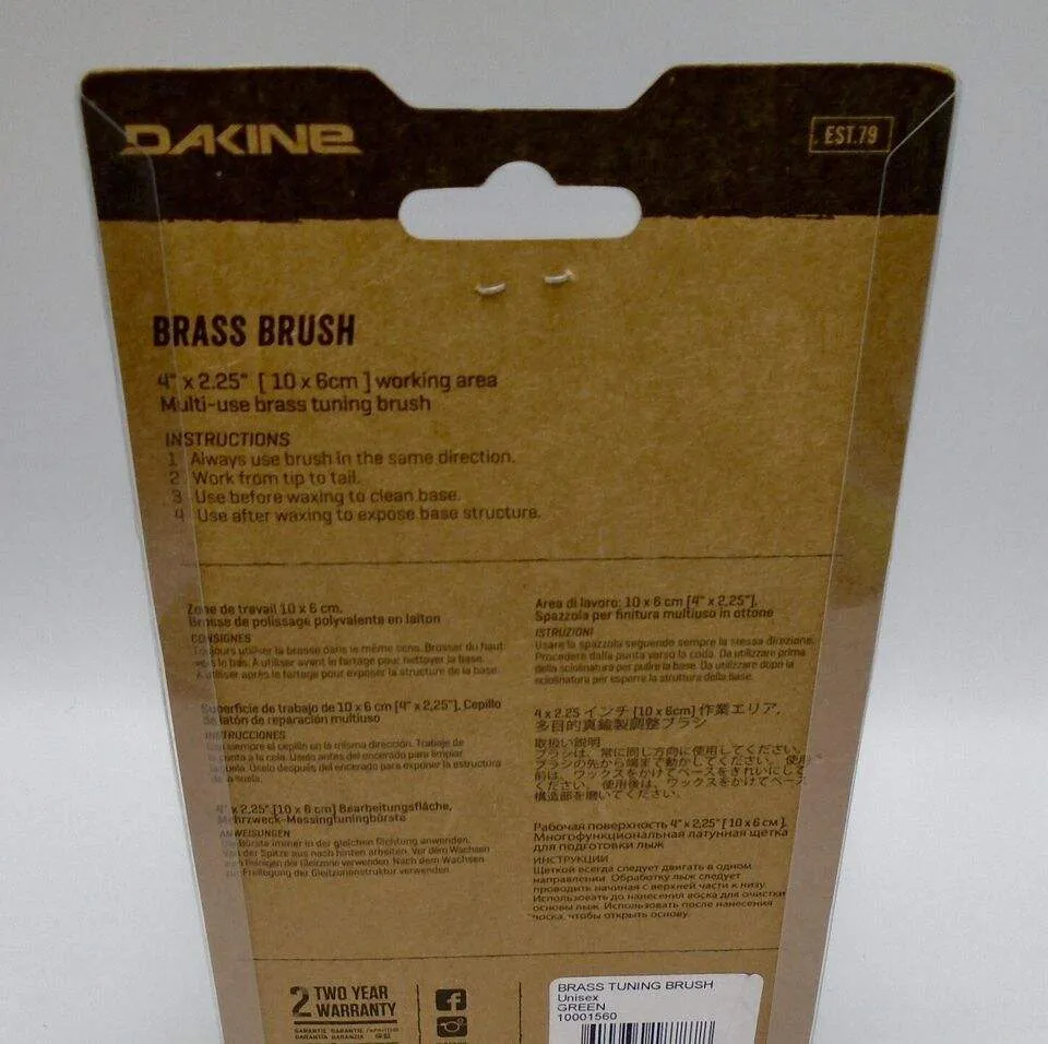 Dakine Brass Tuning Brush, Green