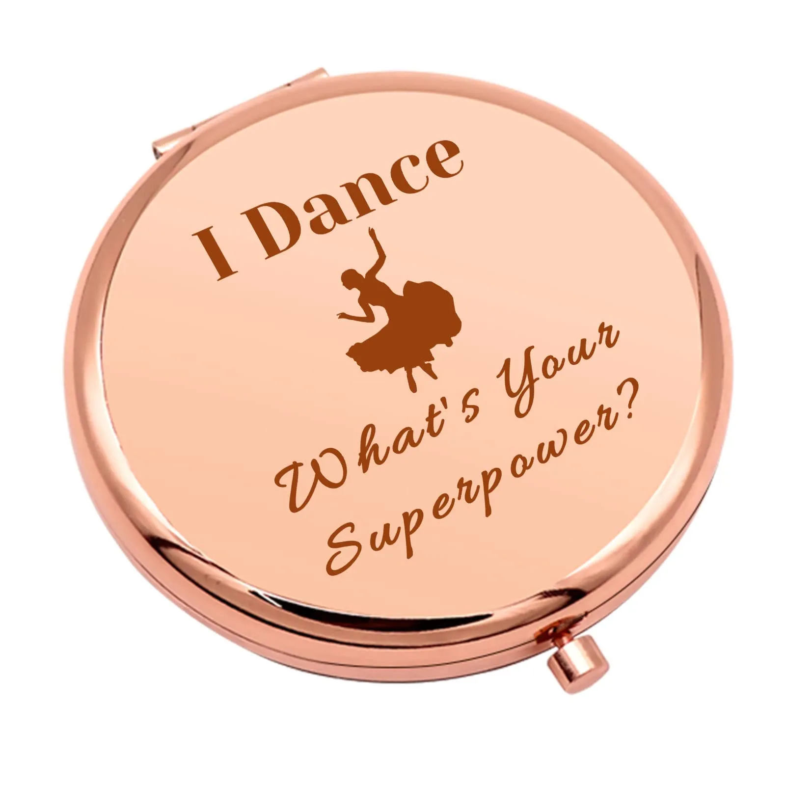 Dancer Gift for Women Inspirational Graduation Gifts for Her Compact Mirror for Dance Teacher Student Daughter Dance Lover Gift Folding Makeup Mirror for Friend Sister Christmas Birthday Gifts