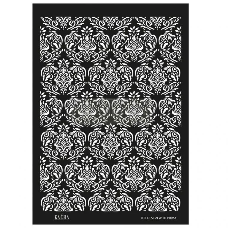 DÉCOR STENCIL KACHA – RENATA – 18″X25.5″ LASER CUT ON 16 MIL MYLAR | Redesign with Prima