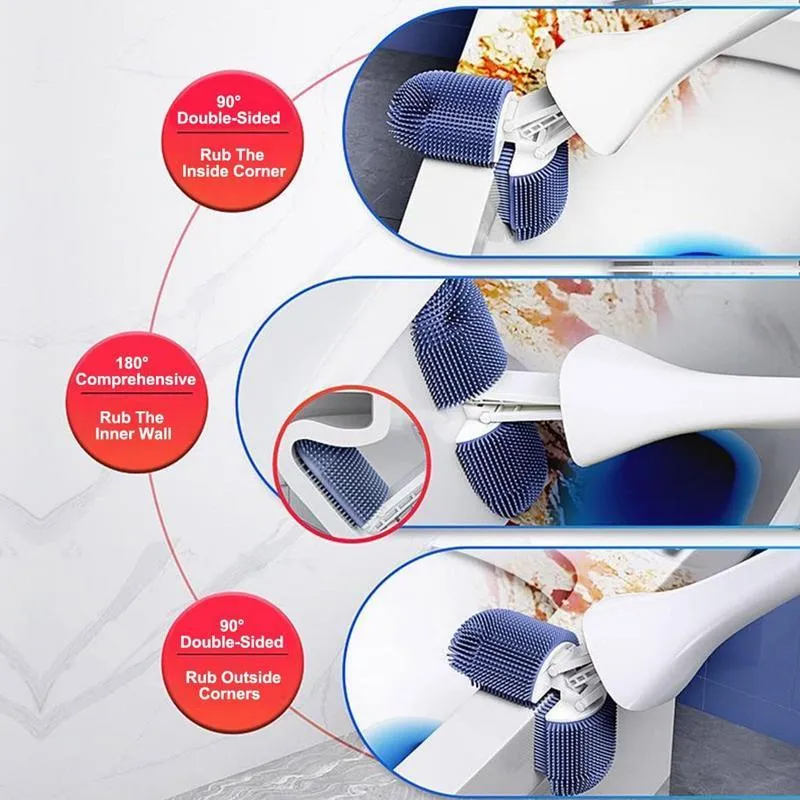 Deep Cleaning Toilet Brush Set