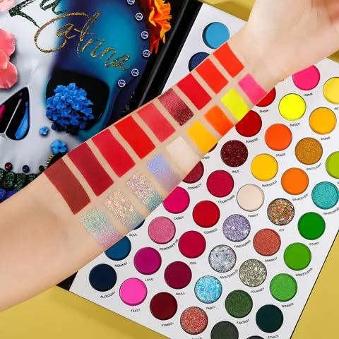 De'lanci La Catrina 54 Colors   18 Color Lipstick Palette (Combo of 2)