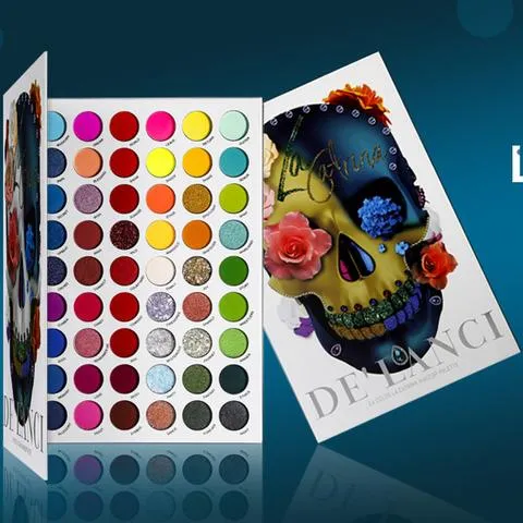De'lanci La Catrina 54 Colors   18 Color Lipstick Palette (Combo of 2)