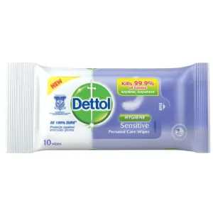 Dettol Sensitive Wipes 10 PC