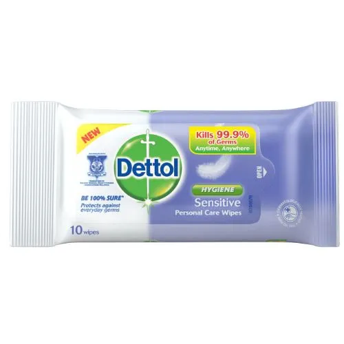 Dettol Sensitive Wipes 10 PC