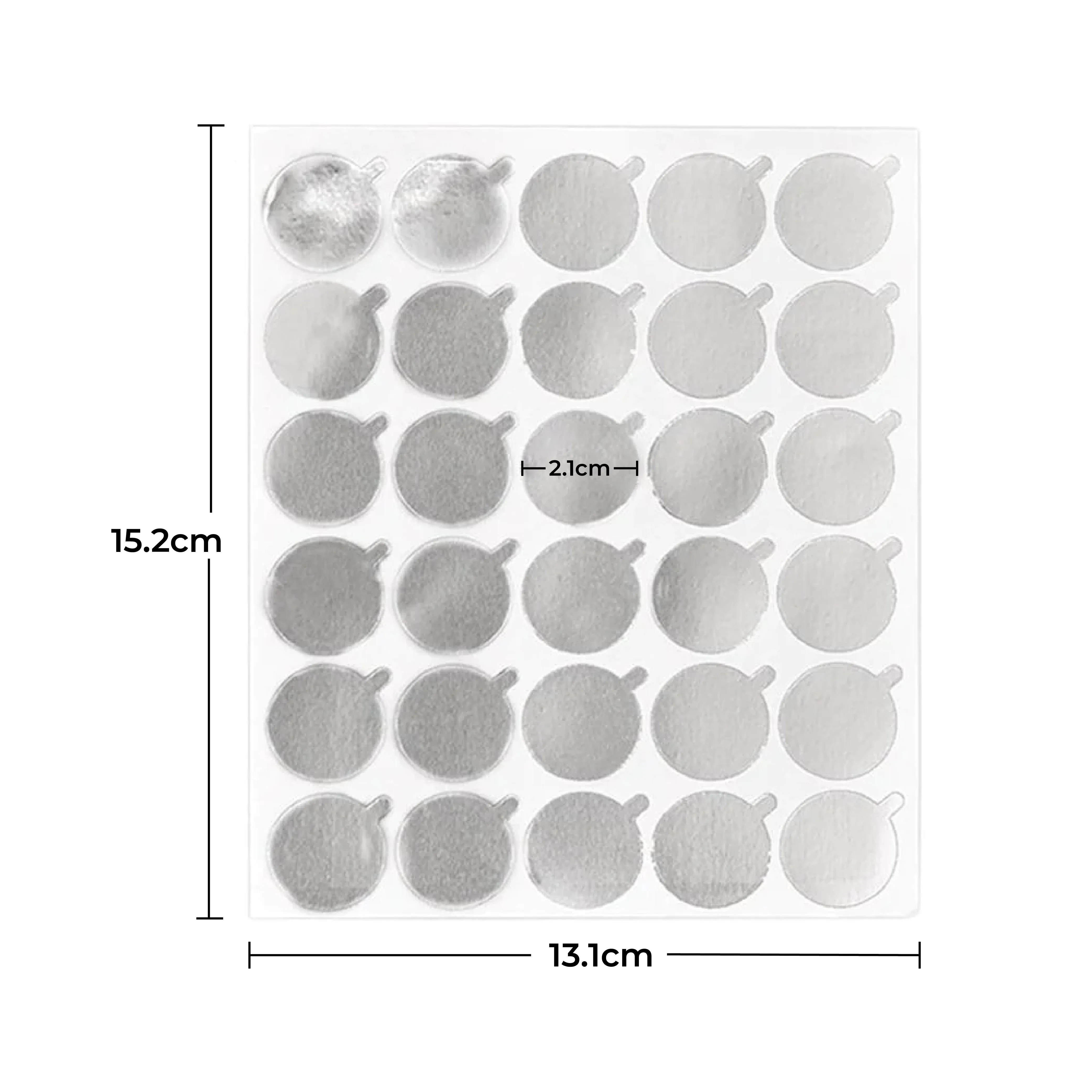 Disposable Aluminium Glue Plate Stickers