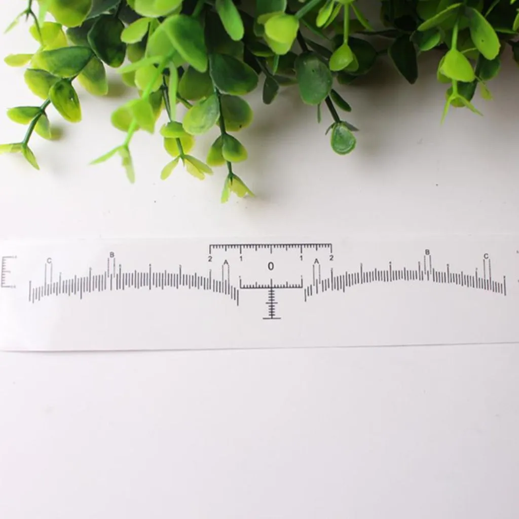 Disposable eyebrow ruler sticker 5pk