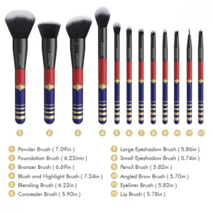 Docolor 12 Pieces starlight goddess brush set 