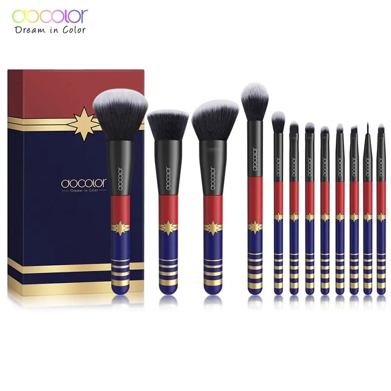 Docolor 12 Pieces starlight goddess brush set 