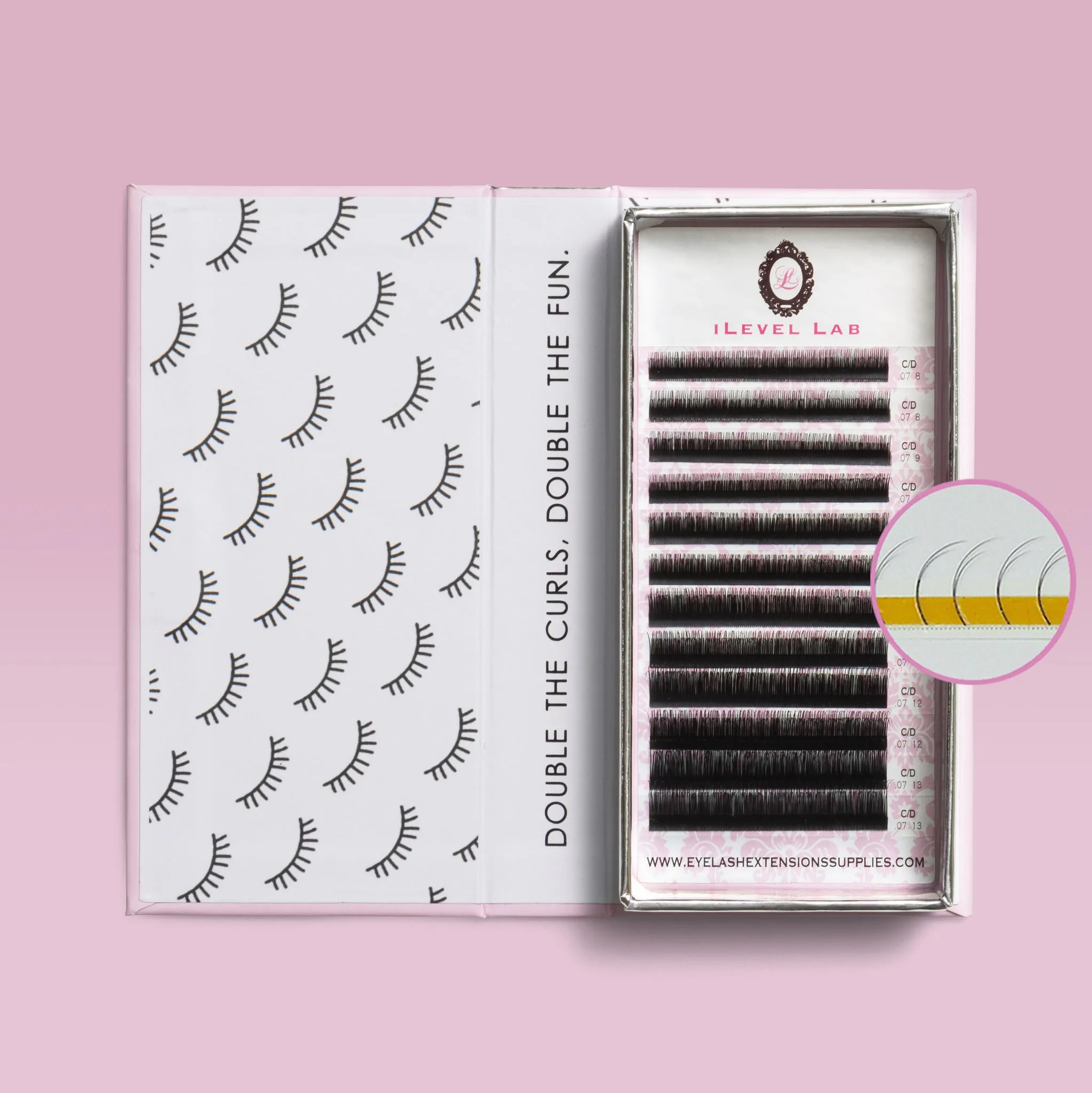 DOUBLE LAYER VOLUME LASHES C & D CURL