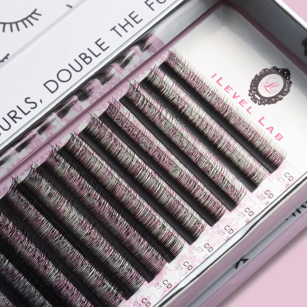 DOUBLE LAYER VOLUME LASHES C & D CURL