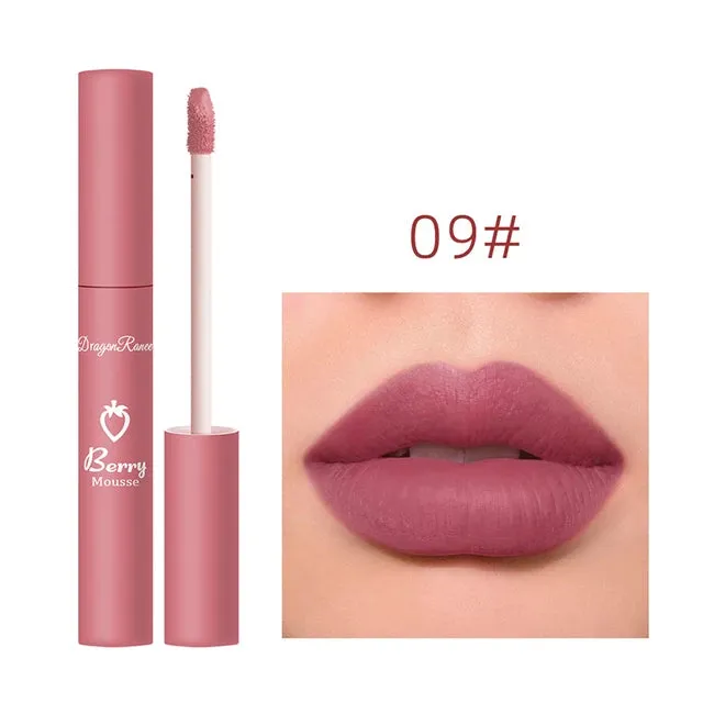 Dragon Ranee Sweet Lip Glaze Lipstick Matte Matte Non-Fading Non-Stick Cup Velvet Lip Glaze