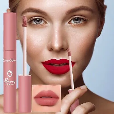 Dragon Ranee Sweet Lip Glaze Lipstick Matte Matte Non-Fading Non-Stick Cup Velvet Lip Glaze