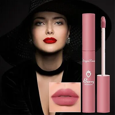 Dragon Ranee Sweet Lip Glaze Lipstick Matte Matte Non-Fading Non-Stick Cup Velvet Lip Glaze