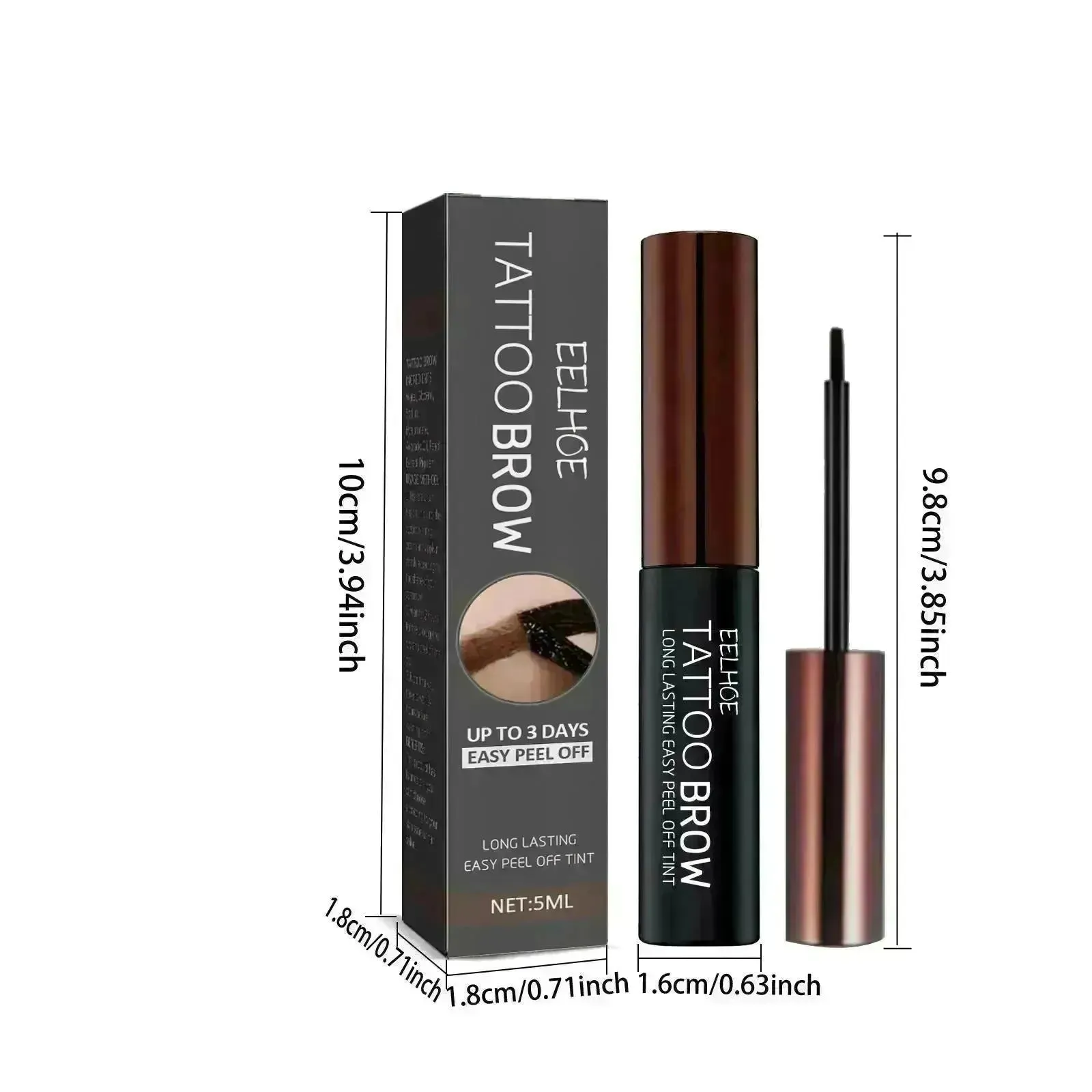EELHOE peel off eyebrow tattoo gel