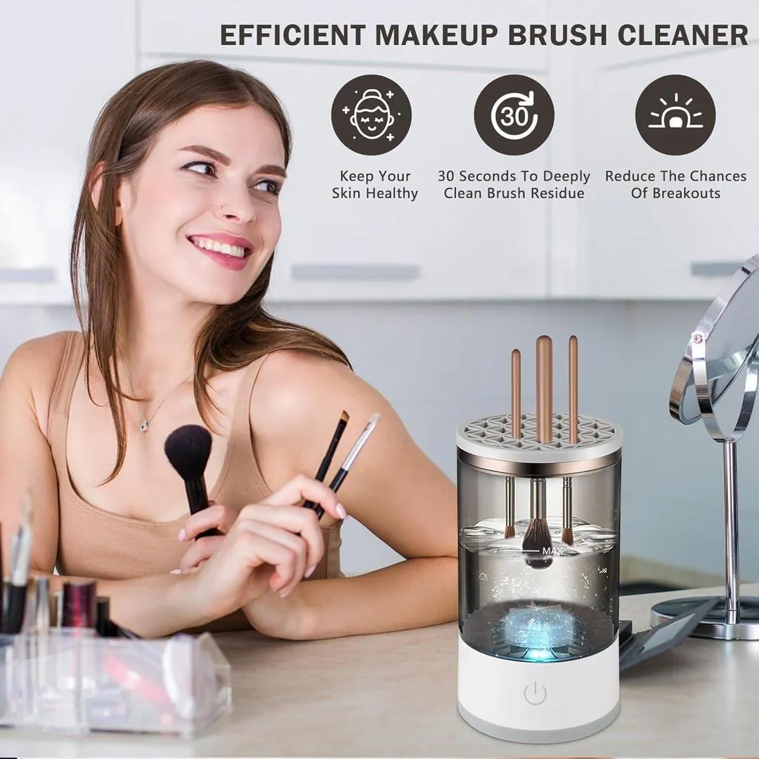Electric Makeup Brush Cleaner for Women – Top-Rated, Now Available!