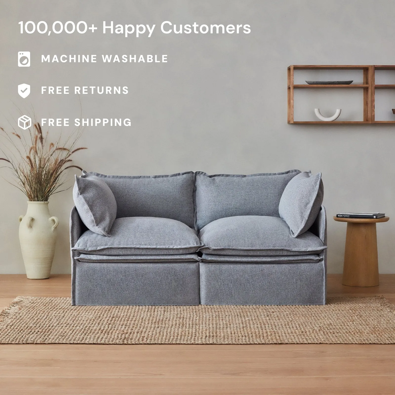Elevate Comfort Layer for Armchair in Powder
