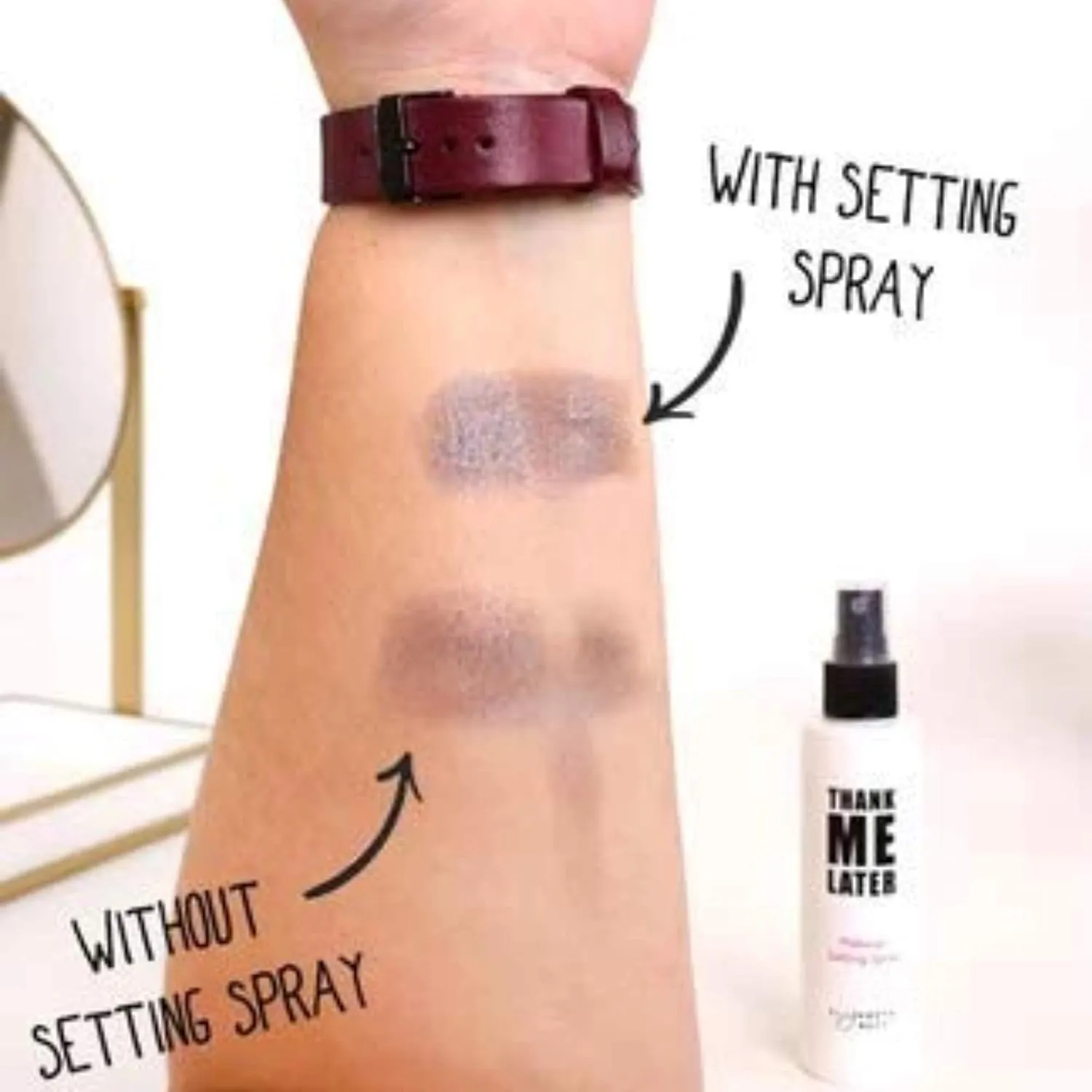 Elizabeth Mott Thank Me Later Primer & Setting Spray Duo  Oil-Control Face Primer for Smooth, Matte Finish & Hydrating Setting Spray with Niacinamide for Dewy, Long-Lasting Makeup  30g   95ml