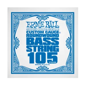 Ernie Ball 10105EB .105 Single Super Long Scale Nickel Wound Electric Bass String