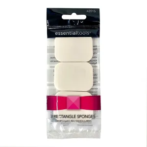 Essential Tools 3 Rectangle Foundation Sponges 42015
