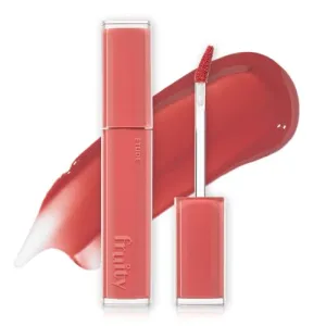 ETUDE Fruity Dewy Tint 01 Heart Popsicle | Vegan Lip Stain with Only Essential Ingredients | Transparent Watercolor Lip Stain for Clear and Shimmering Finish