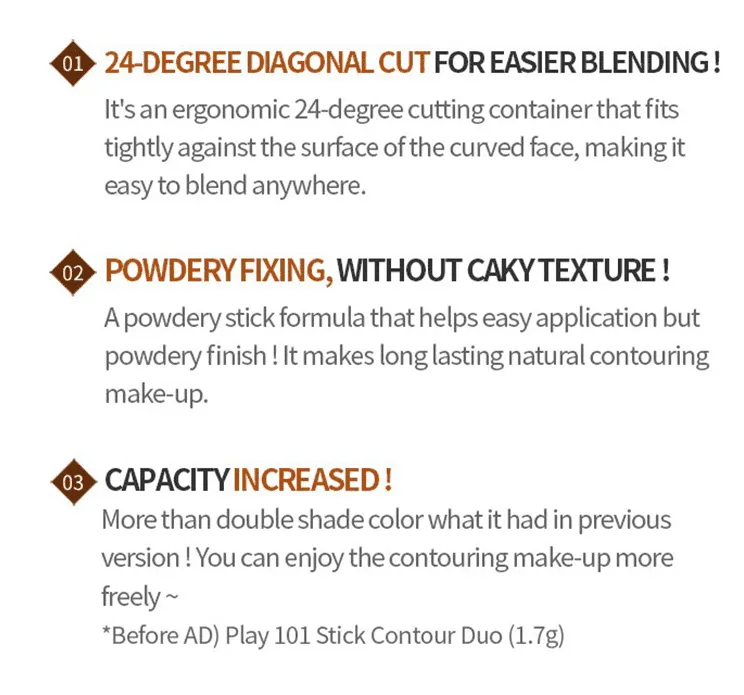 ETUDE HOUSE Play 101 Stick Contour Duo 6g