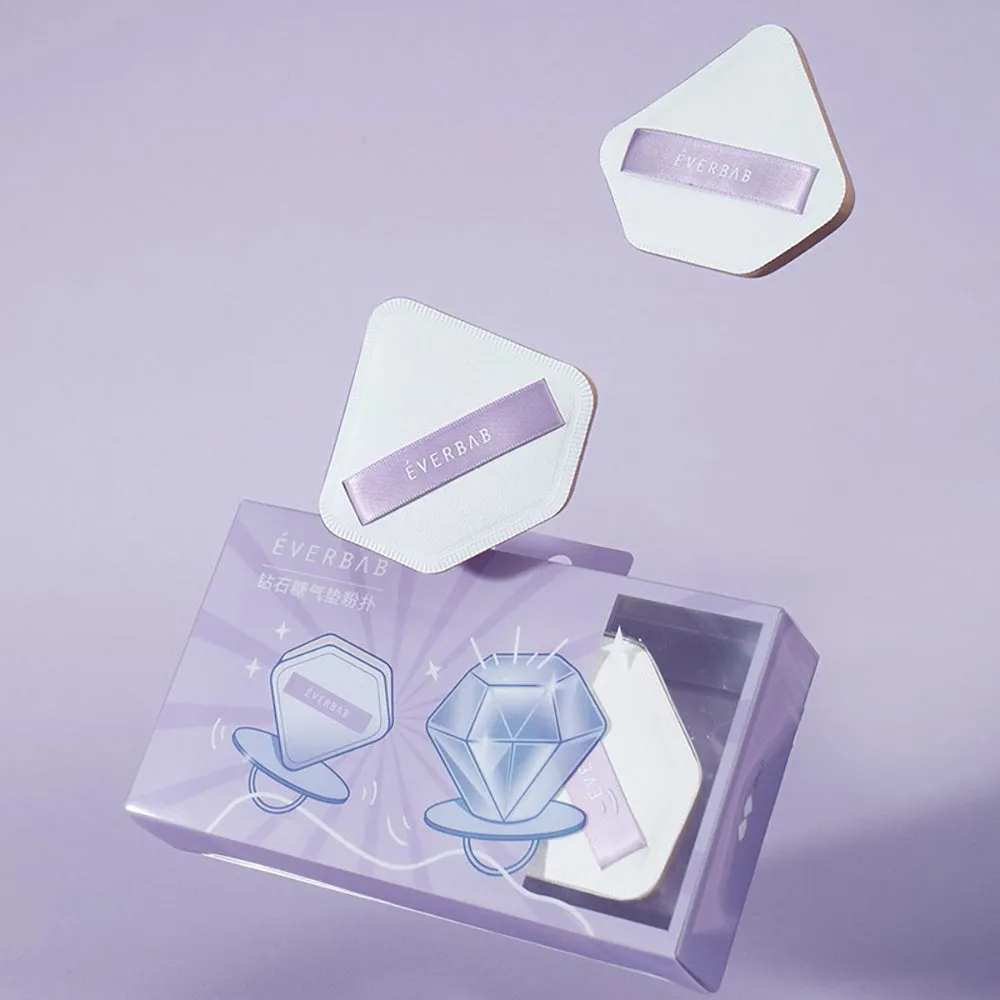 Everbab Diamond Sugar Cushion Puff - 2 Pieces