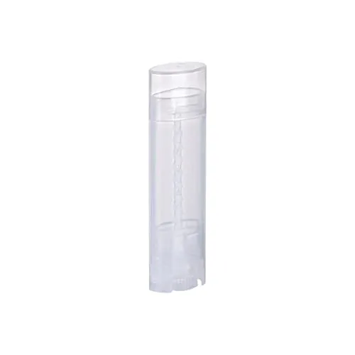 Ewanda store 5ml Oval Lip Balm Tubes,25PCS Plastic Clear Empty Oval Oval Deodorant Containers Lip Gloss Container Holder With Caps
