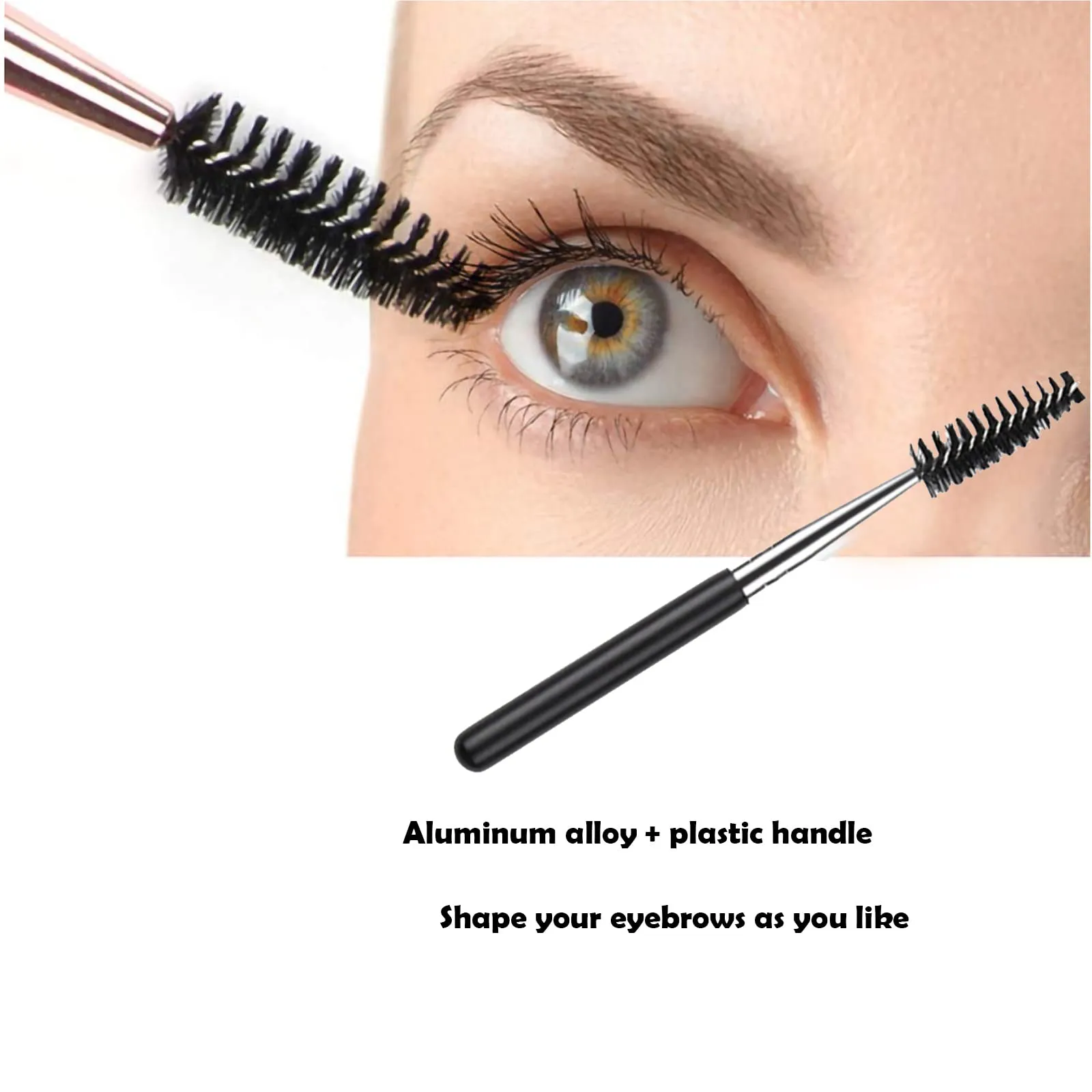 Eyebrow Razor Kit, 11 in 1 Professional Eyebrow Grooming Set, Including 3 Razors Trimmer,1 Tweezer,2 Scissors,2 Replacement Blades,1 Eyelashes Roller,1 Eyebrow Brush,1 Storage Bag