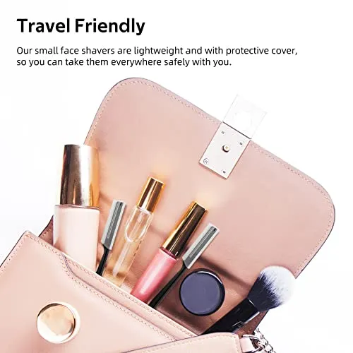 Eyebrow Razor, S.T. Friends 10Pcs Face Razor for Women Exfoliating Dermaplaning Tool, Dermaplane Razor Peach Fuzz Removal, Eyebrow Shaper Trimmer Facial Shaver Help Exfoliate and Smooth the Skin