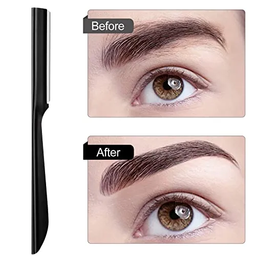 Eyebrow Razor, S.T. Friends 10Pcs Face Razor for Women Exfoliating Dermaplaning Tool, Dermaplane Razor Peach Fuzz Removal, Eyebrow Shaper Trimmer Facial Shaver Help Exfoliate and Smooth the Skin