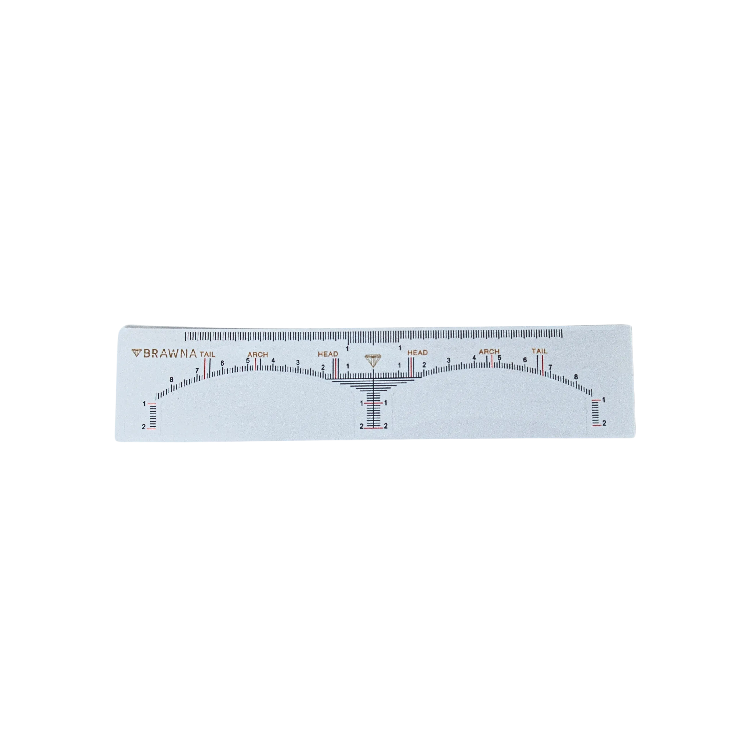Eyebrow Ruler Stencil - 20 Pcs
