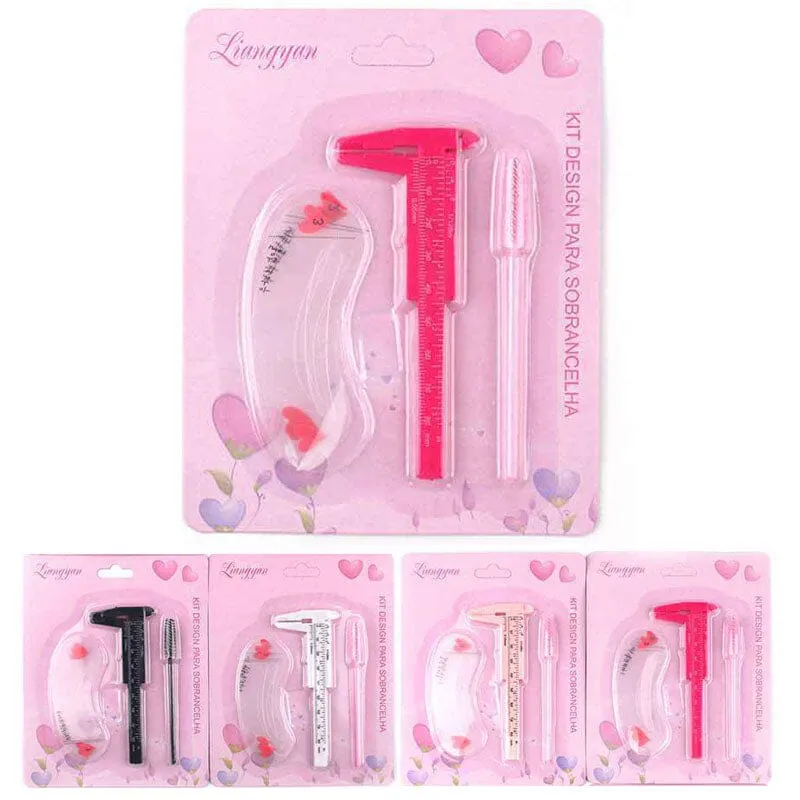 Eyebrow Stamp Stencil Kit 6953  (12 units)