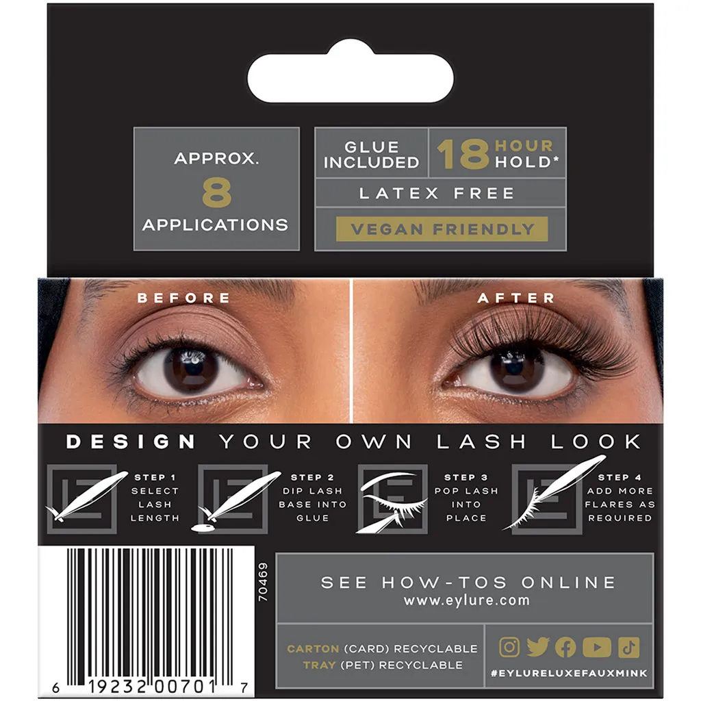 Eylure Luxe Faux Mink Individual Lashes