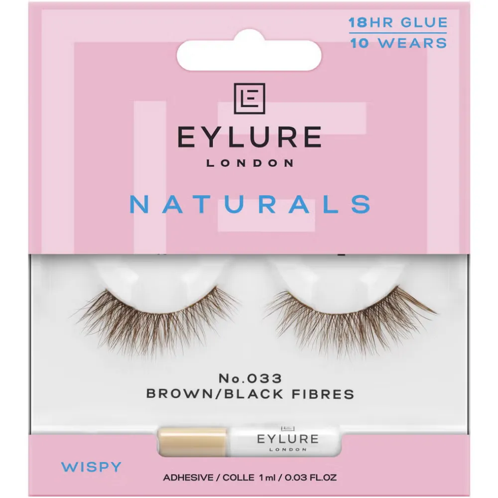 Eylure Naturals 033 Wispy Strip Lashes Brown/Black