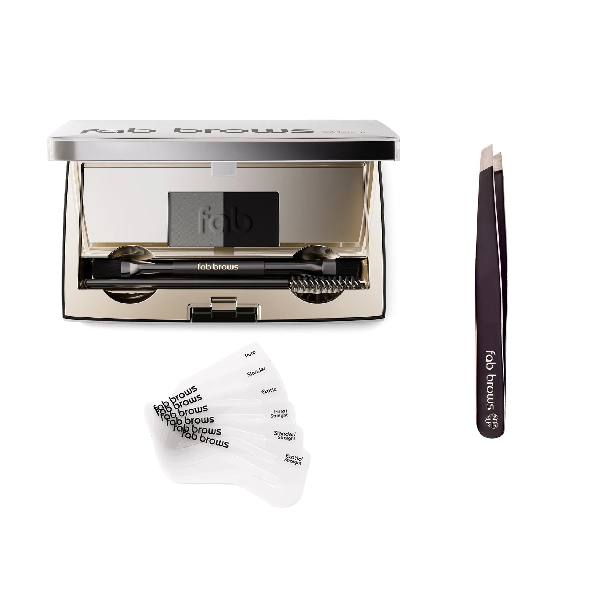 Fab Duo Brow Kit & Tweezers