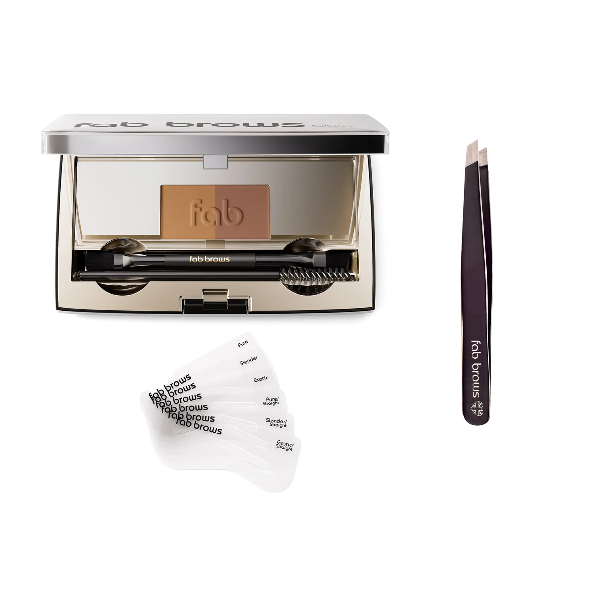 Fab Duo Brow Kit & Tweezers