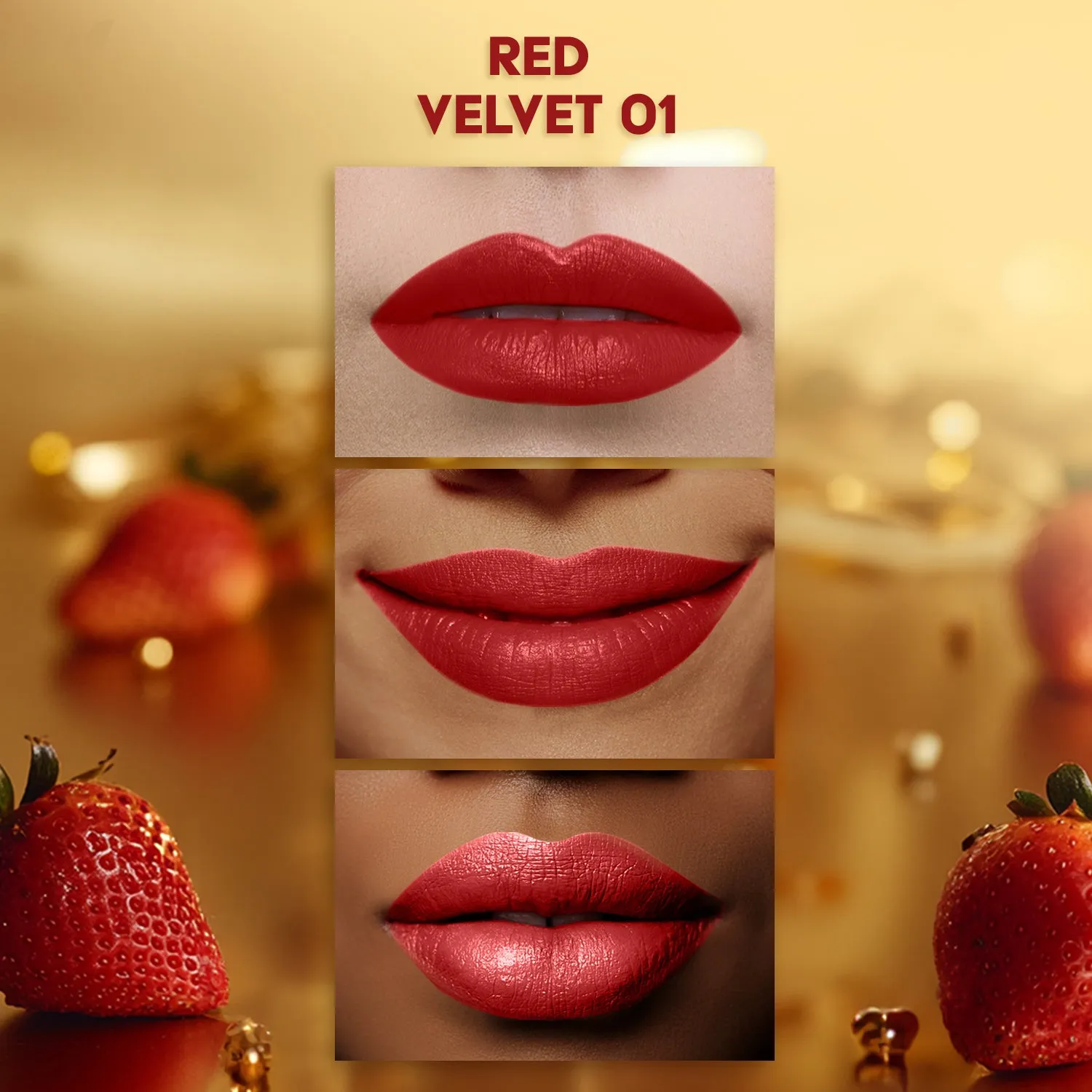 FC Comfy Matte Velvet Touch Lipstick Red Velvet Cake 01
