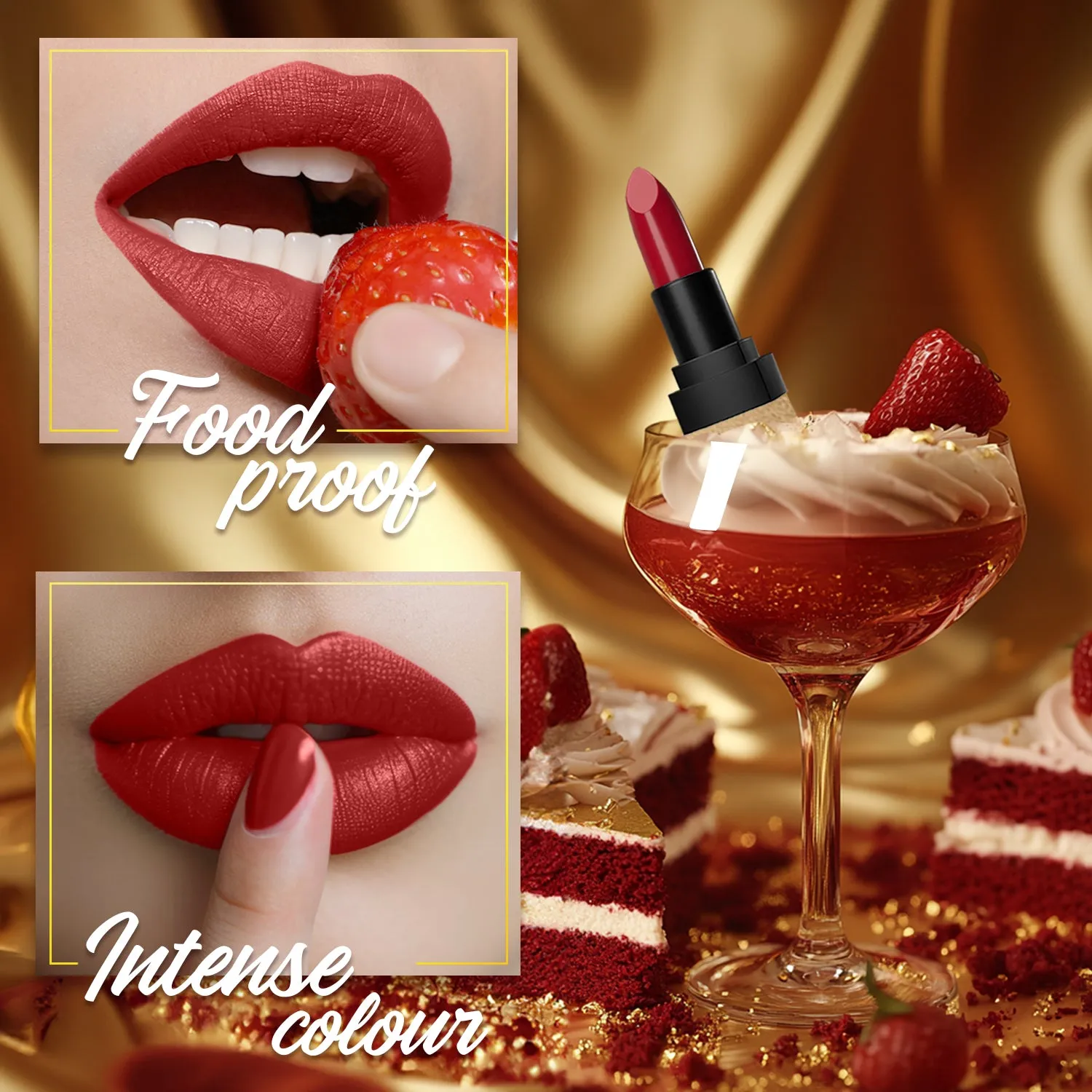 FC Comfy Matte Velvet Touch Lipstick Red Velvet Cake 01
