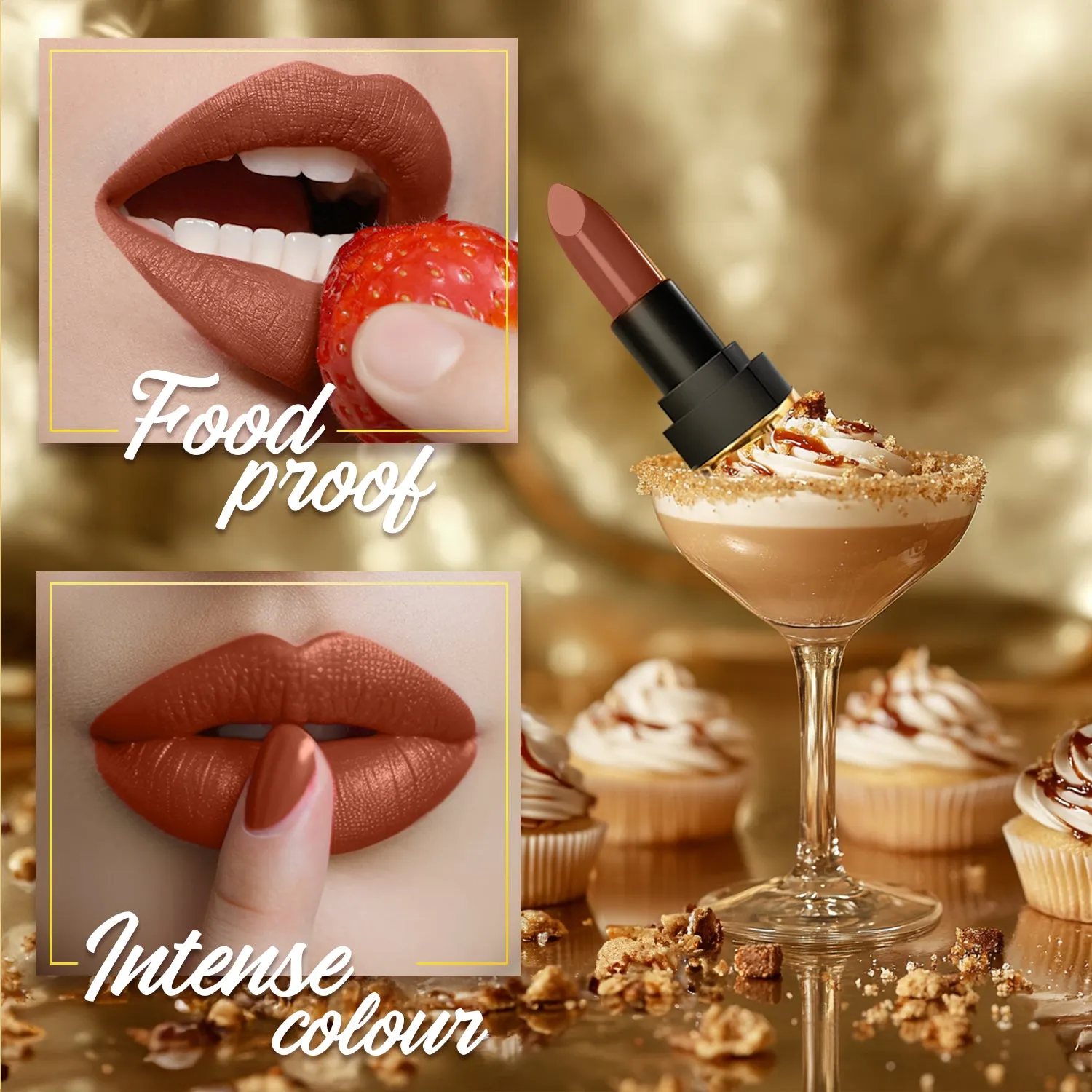 FC Comfy Matte Velvet Touch Lipstick Toffee Drizzle 08
