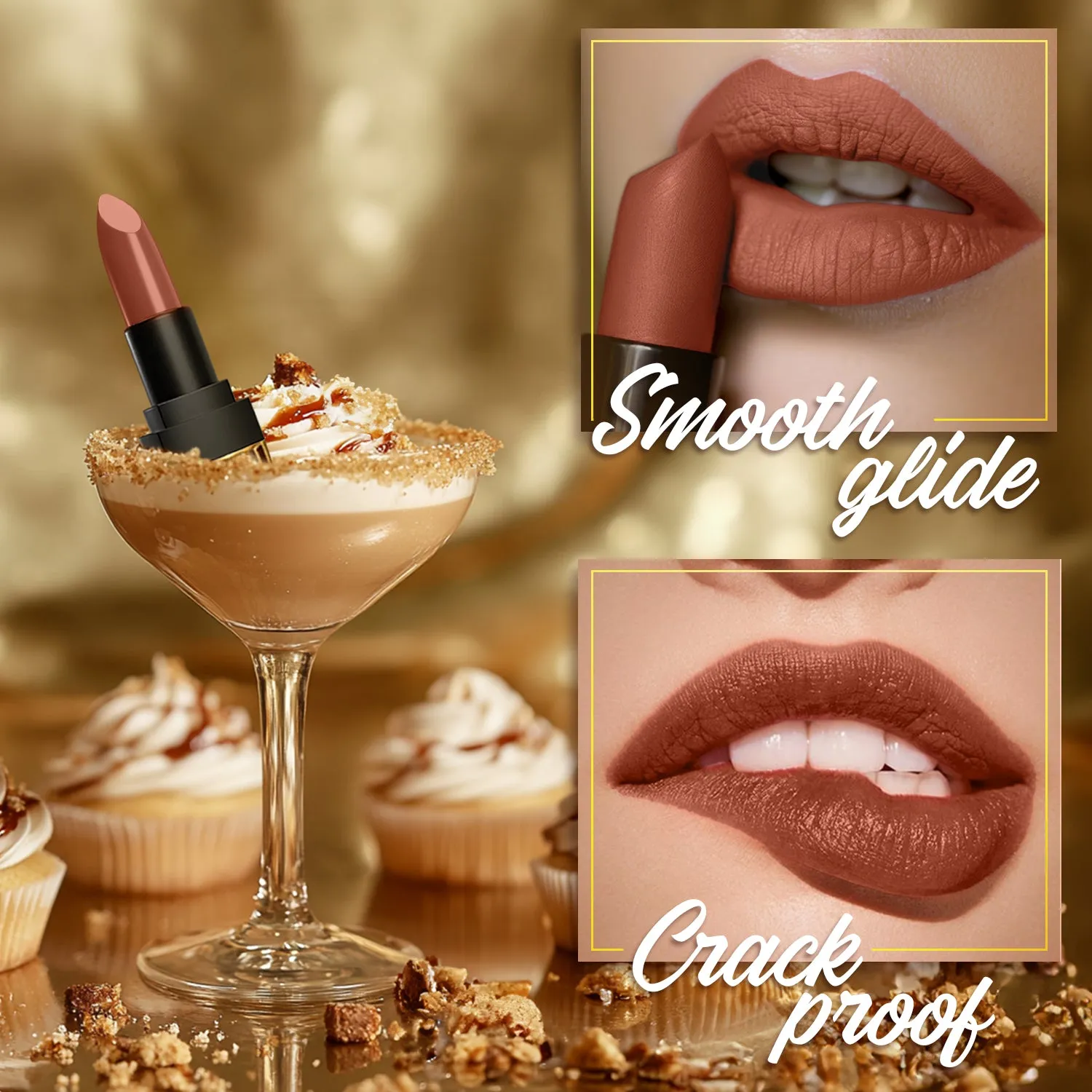 FC Comfy Matte Velvet Touch Lipstick Toffee Drizzle 08