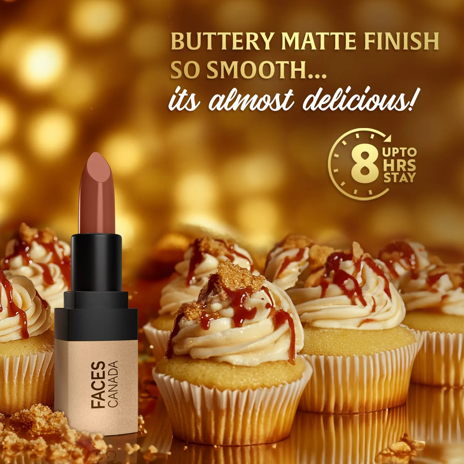 FC Comfy Matte Velvet Touch Lipstick Toffee Drizzle 08