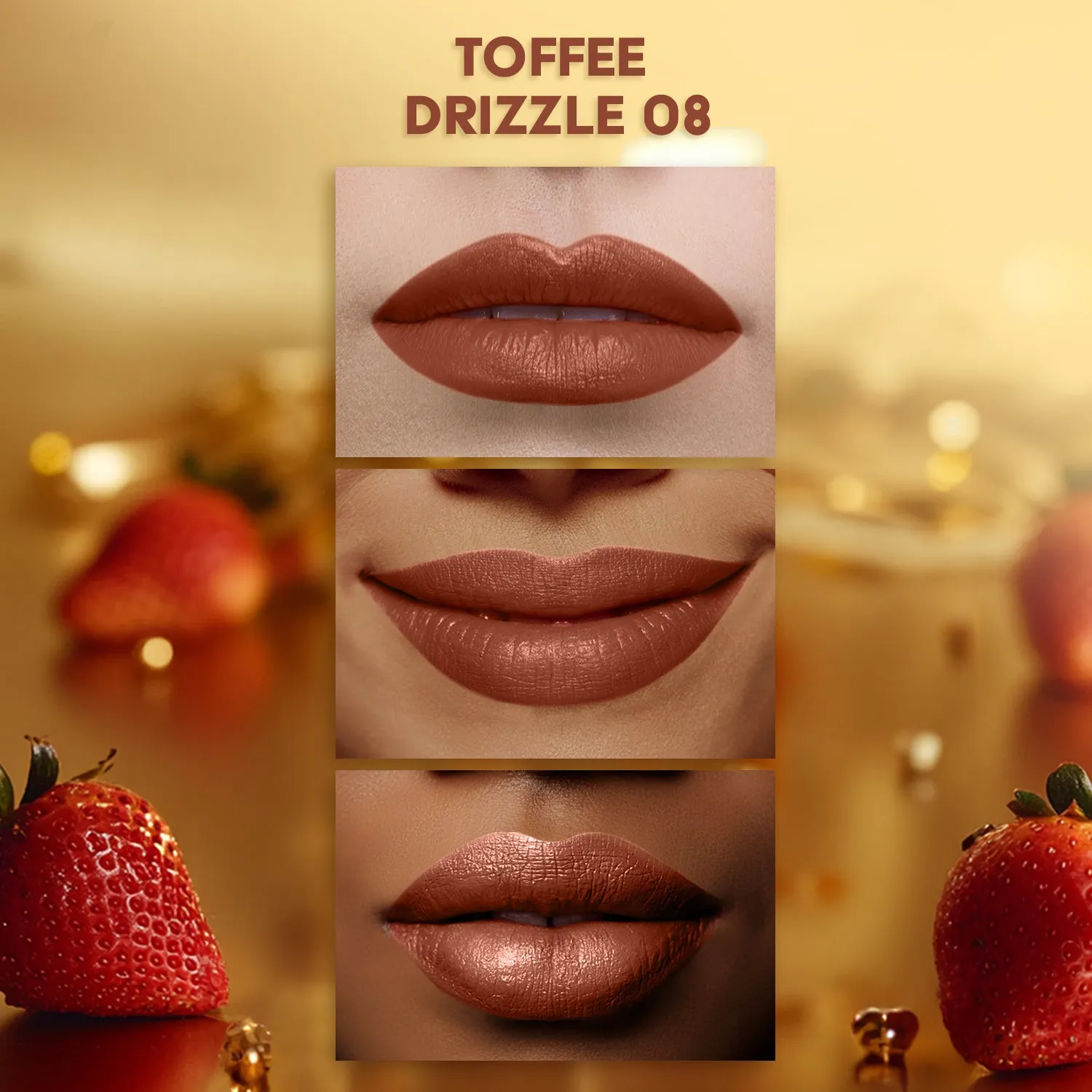 FC Comfy Matte Velvet Touch Lipstick Toffee Drizzle 08