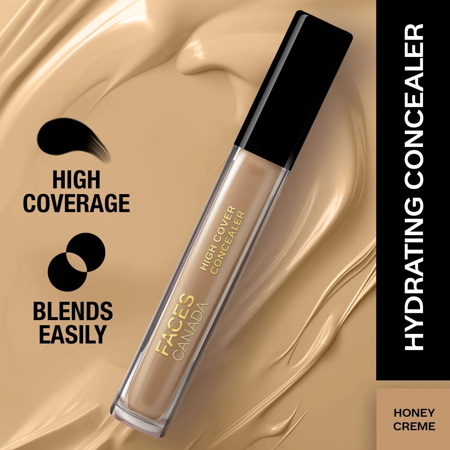 FC High Cover Concealer Honey Creme 02 4 ml