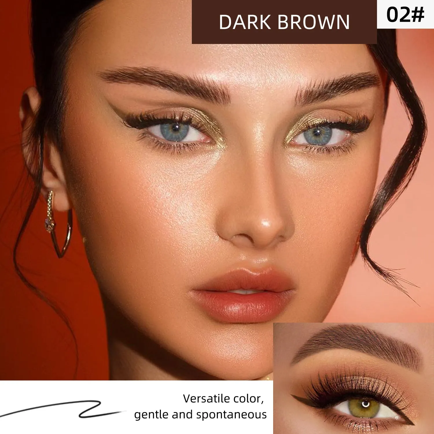 FelinWel Gel Eyeliner & Eyebrow Set (Black & Brown) with Brushes