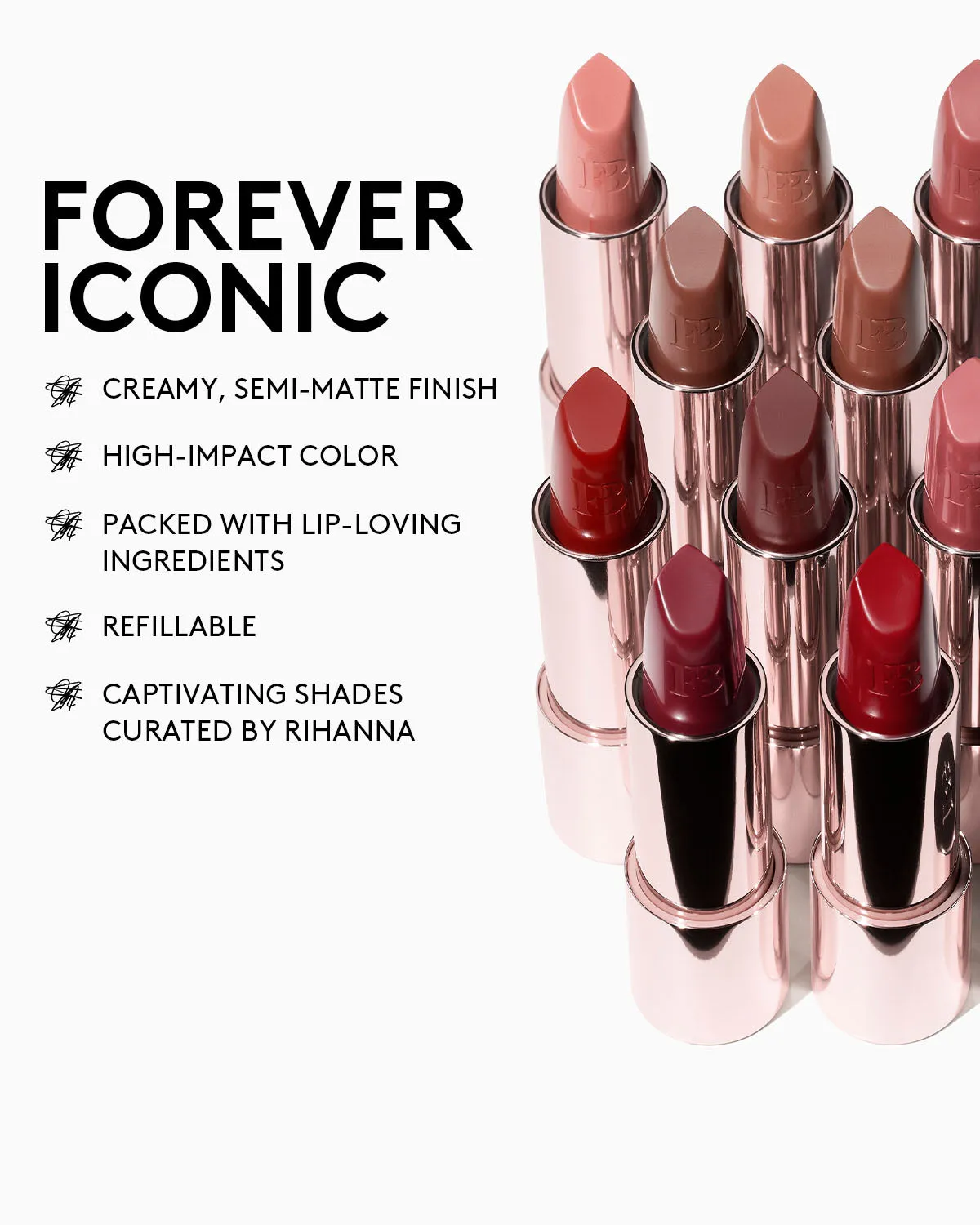 Fenty Icon The Fill Semi-Matte Refillable Lipstick — Major Magnate