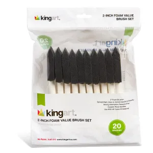 Foam Brushes 2”, 20 pc