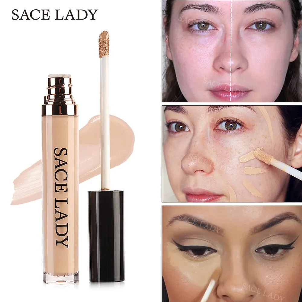 Full Cover Pro Makeup Concealer Cream Face Corrector Liquid Make Up Base