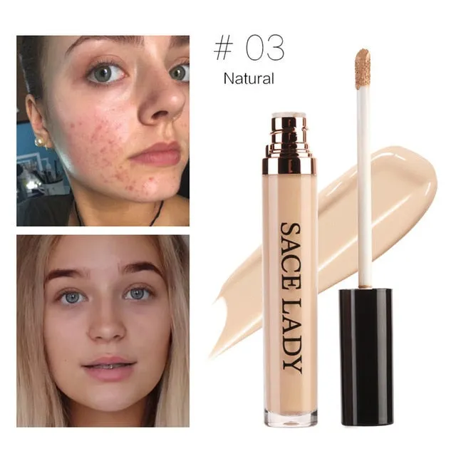 Full Cover Pro Makeup Concealer Cream Face Corrector Liquid Make Up Base