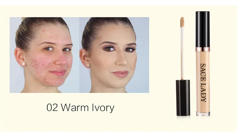 Full Cover Pro Makeup Concealer Cream Face Corrector Liquid Make Up Base