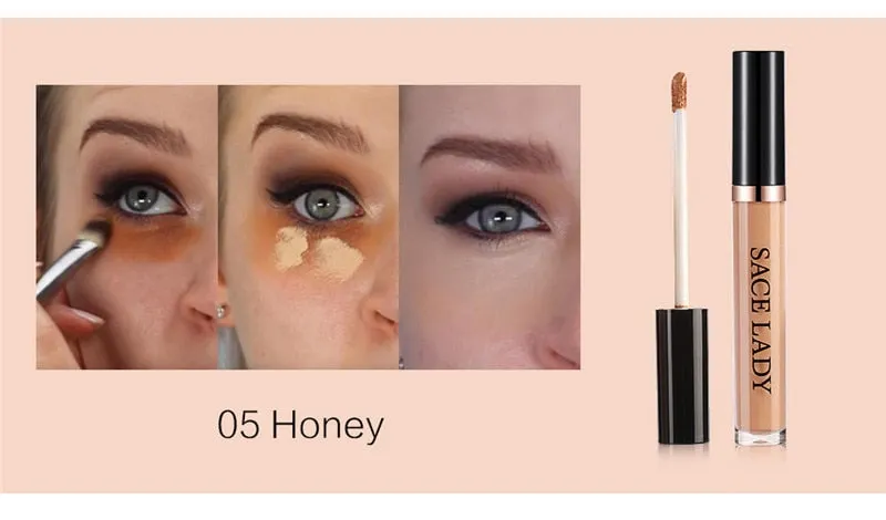Full Cover Pro Makeup Concealer Cream Face Corrector Liquid Make Up Base
